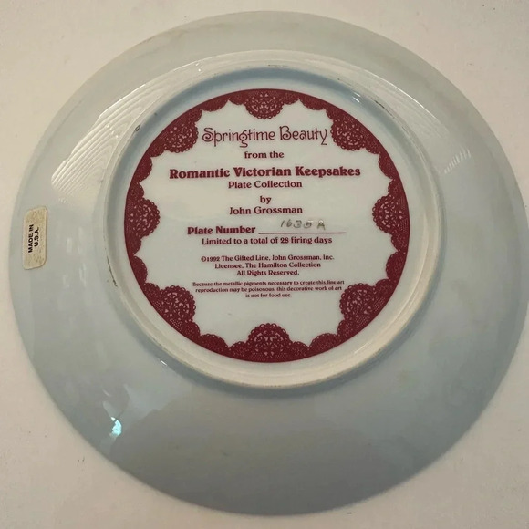 Home Springtime Beauty Decorative Plate Vintage - Picture 3 of 3